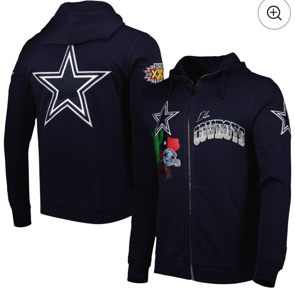 NFL Dallas Cowboys Navy Bomber Jacket